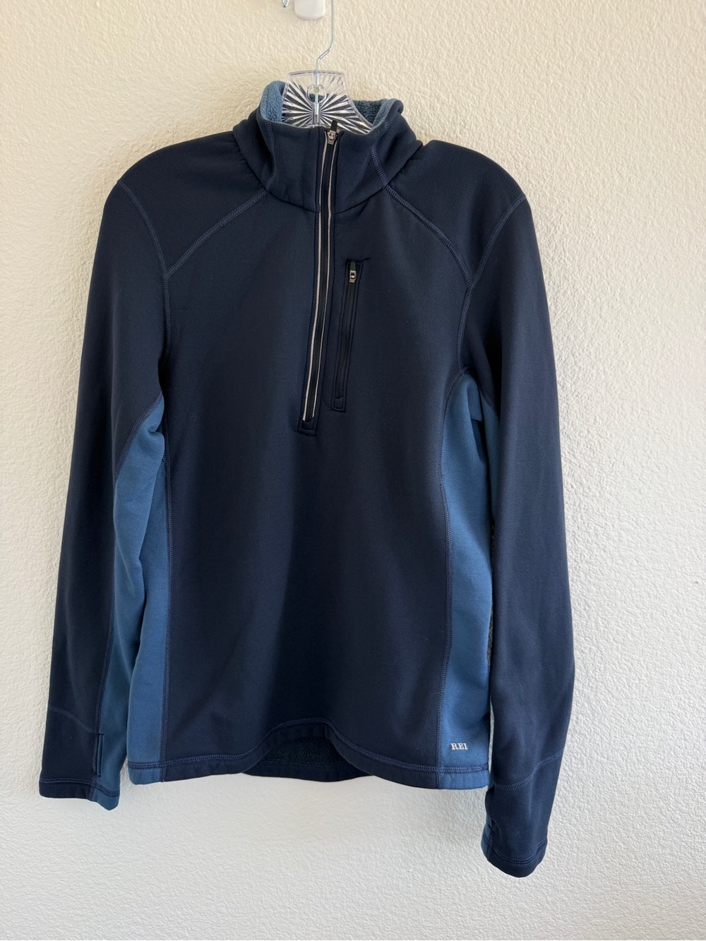 REI Dark Navy Half-Zip‎ Pullover